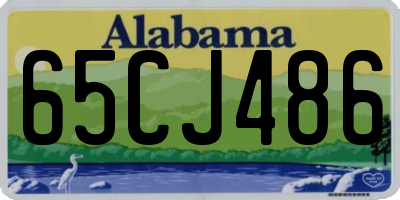 AL license plate 65CJ486