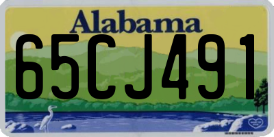 AL license plate 65CJ491