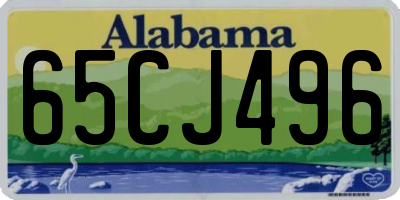 AL license plate 65CJ496