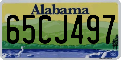 AL license plate 65CJ497