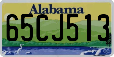 AL license plate 65CJ513