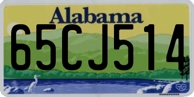 AL license plate 65CJ514