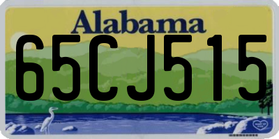 AL license plate 65CJ515