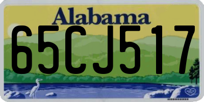 AL license plate 65CJ517
