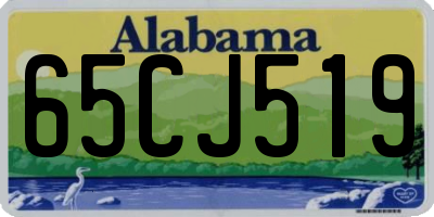 AL license plate 65CJ519