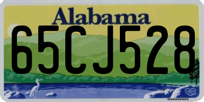 AL license plate 65CJ528