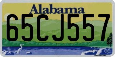 AL license plate 65CJ557