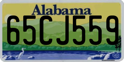 AL license plate 65CJ559