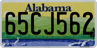AL license plate 65CJ562