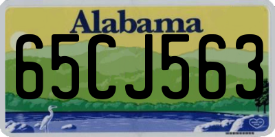 AL license plate 65CJ563