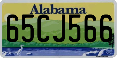AL license plate 65CJ566
