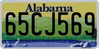 AL license plate 65CJ569