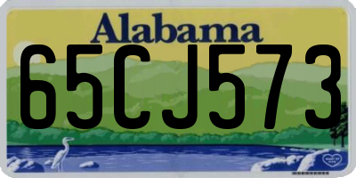 AL license plate 65CJ573
