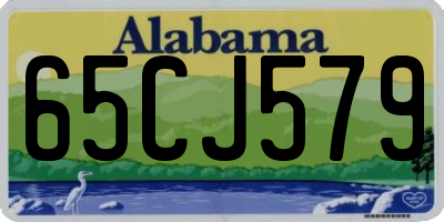 AL license plate 65CJ579