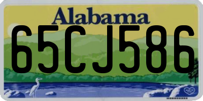 AL license plate 65CJ586
