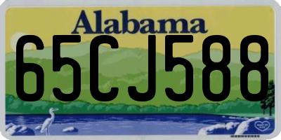 AL license plate 65CJ588