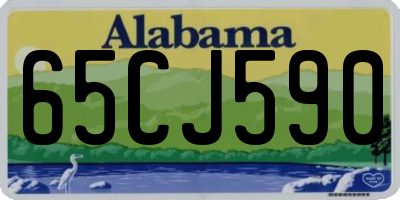 AL license plate 65CJ590