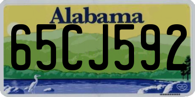 AL license plate 65CJ592