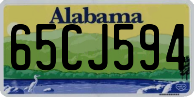 AL license plate 65CJ594