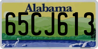 AL license plate 65CJ613