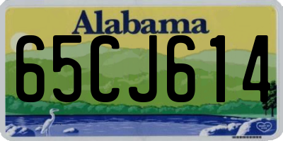 AL license plate 65CJ614