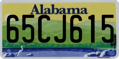 AL license plate 65CJ615
