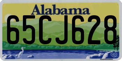 AL license plate 65CJ628