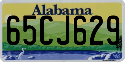 AL license plate 65CJ629