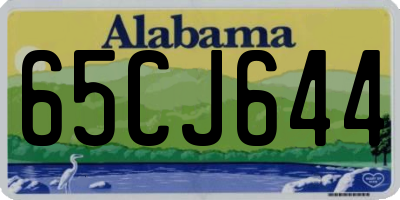 AL license plate 65CJ644
