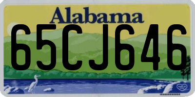 AL license plate 65CJ646
