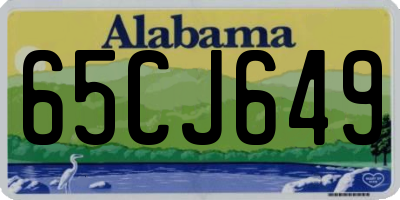 AL license plate 65CJ649