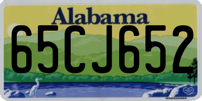 AL license plate 65CJ652