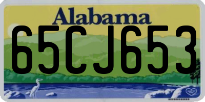 AL license plate 65CJ653
