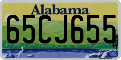AL license plate 65CJ655