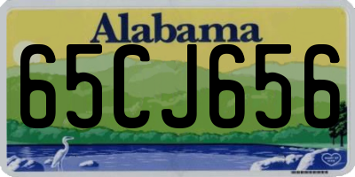 AL license plate 65CJ656
