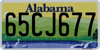 AL license plate 65CJ677