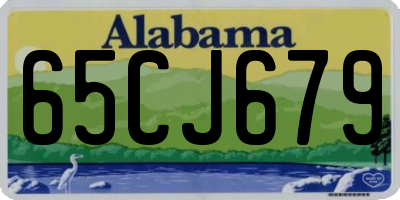AL license plate 65CJ679