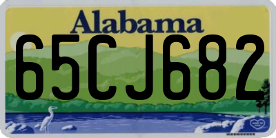 AL license plate 65CJ682