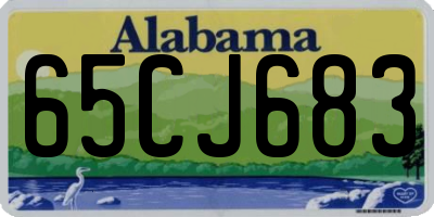 AL license plate 65CJ683
