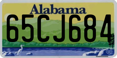 AL license plate 65CJ684