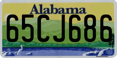 AL license plate 65CJ686