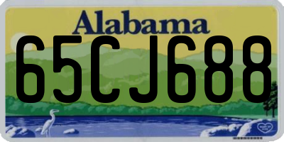 AL license plate 65CJ688