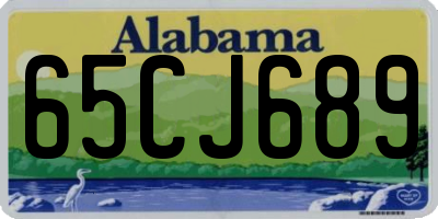 AL license plate 65CJ689