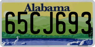 AL license plate 65CJ693