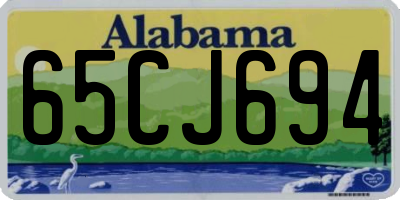 AL license plate 65CJ694
