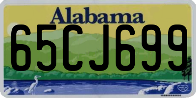 AL license plate 65CJ699