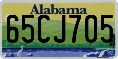 AL license plate 65CJ705