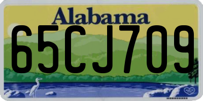 AL license plate 65CJ709