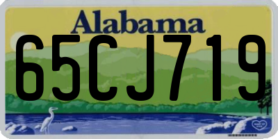 AL license plate 65CJ719
