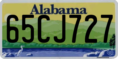 AL license plate 65CJ727